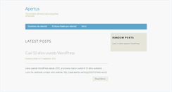 Desktop Screenshot of apertus.es